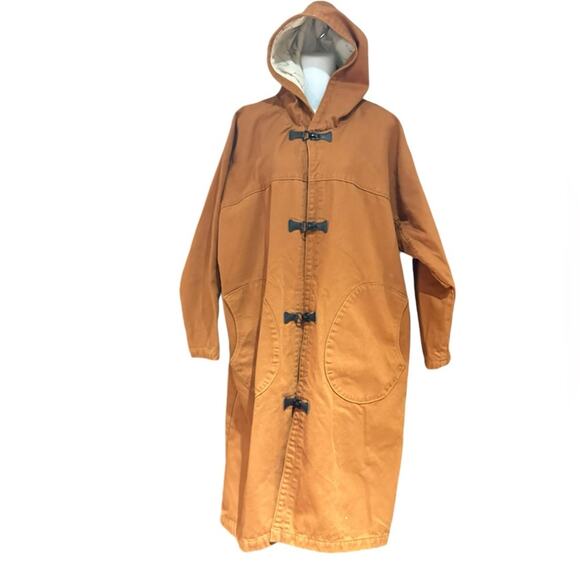 Vintage Style Levi’s Golden Brown Sputnik Full Length Jacket from 1940 Men Small - Picture 2 of 15